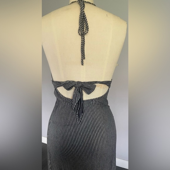 Guess Striped Halter Maxi Dress - Picture 5 of 5